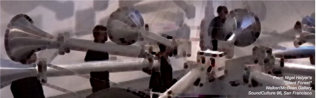 Nigel Helyer's "Silent Forest" installation, Soundculture 96